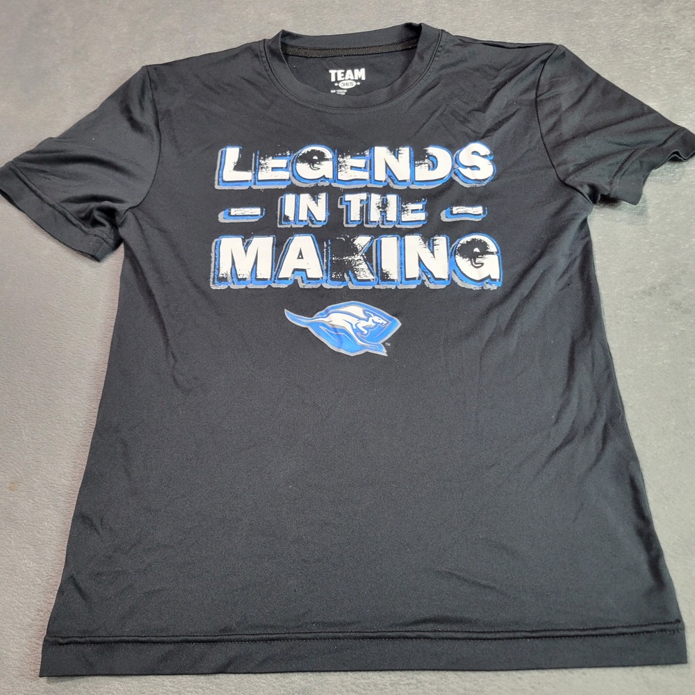 Team 365 Shirt Kids S Black Roo Football 2020 Legends In The Making Athletic Tee